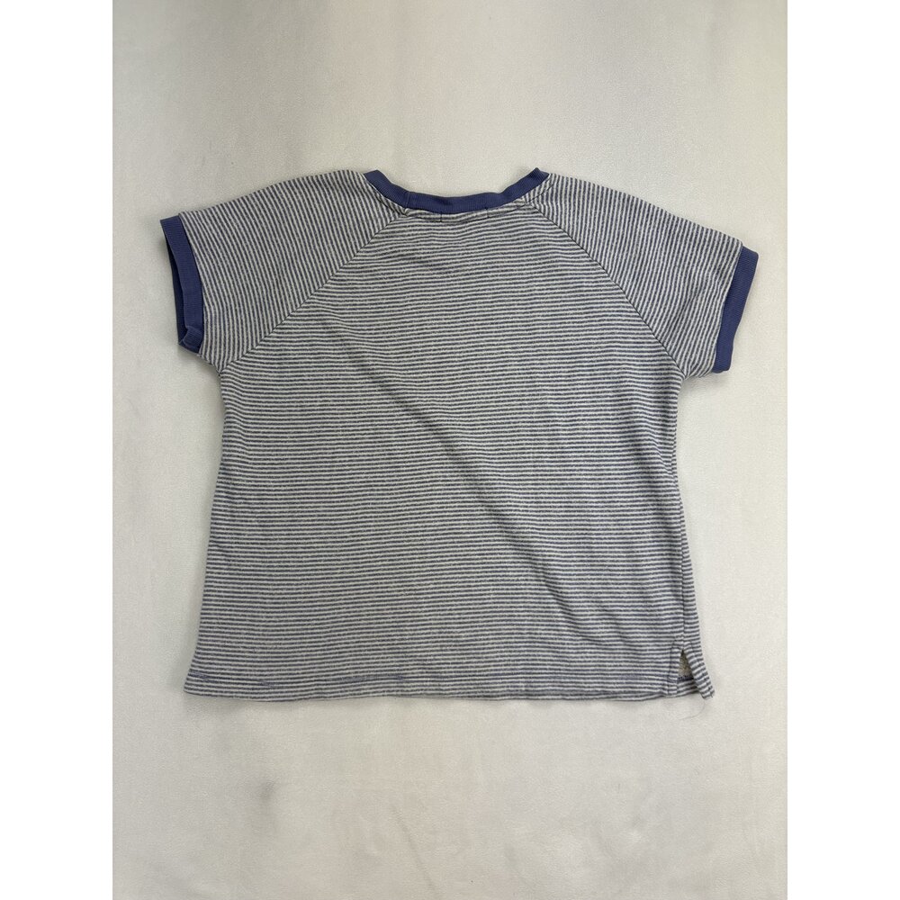 Marine Layer Striped Raglan Short Sleeve Tee - Women's M - Picture 3 of 11